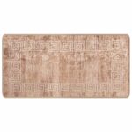 vidaXL Behúň MARSA Biely 50 x 100 cm Polyester a PVC – Obrázok 2