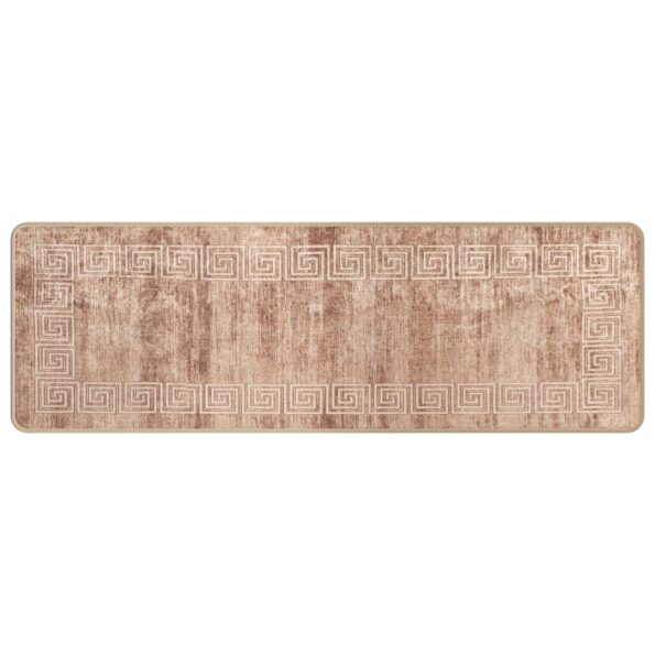 vidaXL Behúň MARSA Biely 50 x 150 cm Polyester a PVC – Obrázok 2