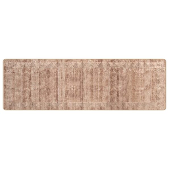 vidaXL Behúň MARSA Biely 80 x 450 cm Polyester a PVC – Obrázok 2