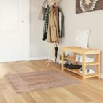 vidaXL Behúň MARSA Biely 100 x 100 cm Polyester a PVC