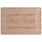 vidaXL Behúň MARSA Biely 100 x 150 cm Polyester a PVC – Obrázok 2