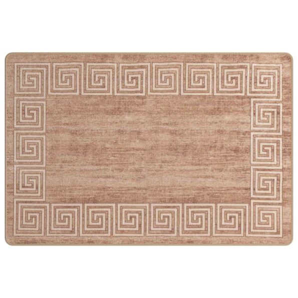 vidaXL Behúň MARSA Biely 100 x 150 cm Polyester a PVC – Obrázok 2