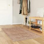 vidaXL Behúň MARSA Biely 100 x 200 cm Polyester a PVC