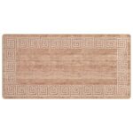 vidaXL Behúň MARSA Biely 100 x 200 cm Polyester a PVC – Obrázok 2