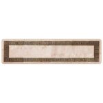 vidaXL Behúň MARSA Čierny 50 x 200 cm Polyester a PVC – Obrázok 2