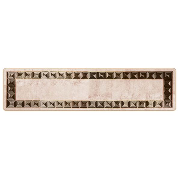 vidaXL Behúň MARSA Čierny 50 x 200 cm Polyester a PVC – Obrázok 2