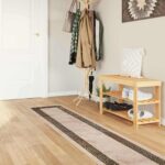 vidaXL Behúň MARSA Čierny 50 x 250 cm Polyester a PVC