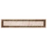 vidaXL Behúň MARSA Čierny 50 x 250 cm Polyester a PVC – Obrázok 2