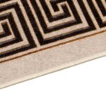 vidaXL Behúň MARSA Čierny 50 x 250 cm Polyester a PVC – Obrázok 3