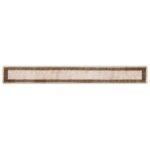vidaXL Behúň MARSA Čierny 50 x 400 cm Polyester a PVC – Obrázok 2