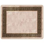 vidaXL Behúň MARSA Čierny 80 x 100 cm Polyester a PVC – Obrázok 2