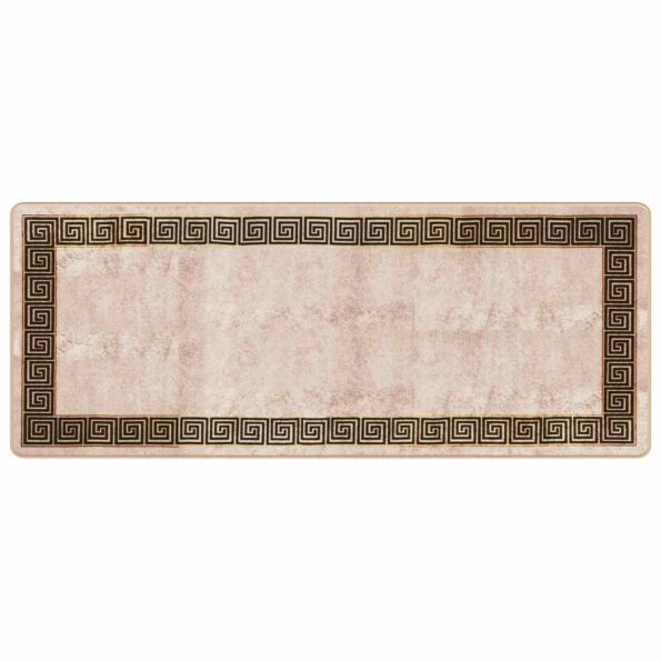 vidaXL Behúň MARSA Čierny 80 x 200 cm Polyester a PVC – Obrázok 2