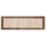 vidaXL Behúň MARSA Čierny 80 x 250 cm Polyester a PVC – Obrázok 2