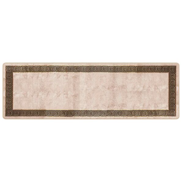 vidaXL Behúň MARSA Čierny 80 x 250 cm Polyester a PVC – Obrázok 2