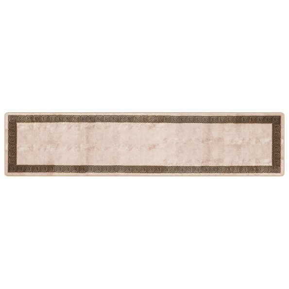 vidaXL Behúň MARSA Čierny 80 x 350 cm Polyester a PVC – Obrázok 2
