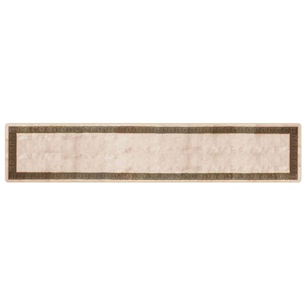 vidaXL Behúň MARSA Čierny 80 x 400 cm Polyester a PVC – Obrázok 2