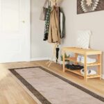 vidaXL Behúň MARSA Čierny 80 x 450 cm Polyester a PVC