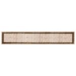 vidaXL Behúň MARSA Čierny 80 x 450 cm Polyester a PVC – Obrázok 2