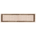 vidaXL Behúň MARSA Čierny 100 x 400 cm Polyester a PVC – Obrázok 2