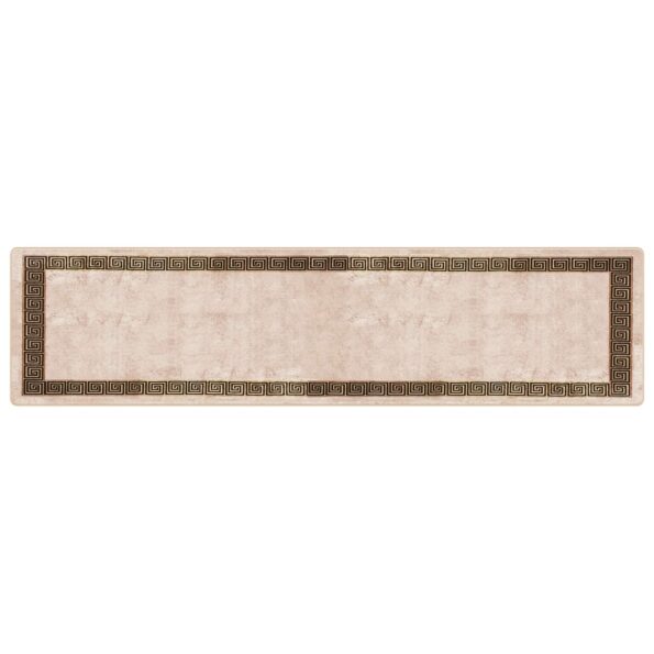 vidaXL Behúň MARSA Čierny 100 x 400 cm Polyester a PVC – Obrázok 2
