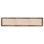 vidaXL Behúň MARSA Čierny 100 x 450 cm Polyester a PVC – Obrázok 2
