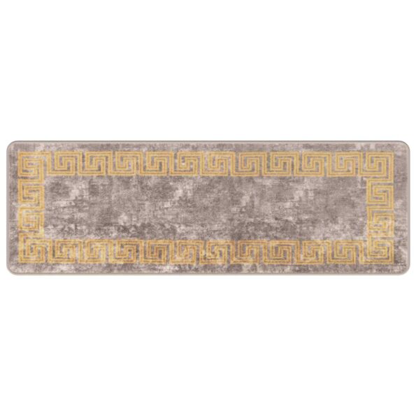 vidaXL Behúň MARSA Biely 50 x 150 cm Polyester a PVC – Obrázok 2