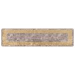 vidaXL Behúň MARSA Biely 50 x 200 cm Polyester a PVC – Obrázok 2