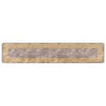 vidaXL Behúň MARSA Biely 50 x 250 cm Polyester a PVC – Obrázok 2