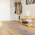 vidaXL Behúň MARSA Biely 50 x 300 cm Polyester a PVC