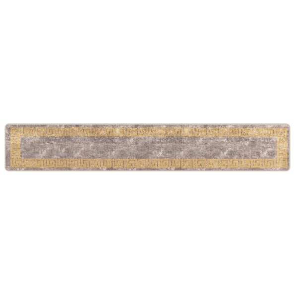 vidaXL Behúň MARSA Biely 50 x 300 cm Polyester a PVC – Obrázok 2
