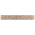 vidaXL Behúň MARSA Biely 50 x 400 cm Polyester a PVC – Obrázok 2