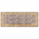 vidaXL Behúň MARSA Biely 80 x 200 cm Polyester a PVC – Obrázok 2