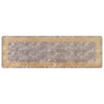 vidaXL Behúň MARSA Biely 80 x 250 cm Polyester a PVC – Obrázok 2
