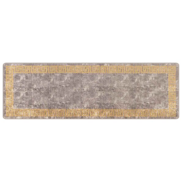 vidaXL Behúň MARSA Biely 80 x 250 cm Polyester a PVC – Obrázok 2