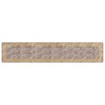 vidaXL Behúň MARSA Biely 80 x 400 cm Polyester a PVC – Obrázok 2
