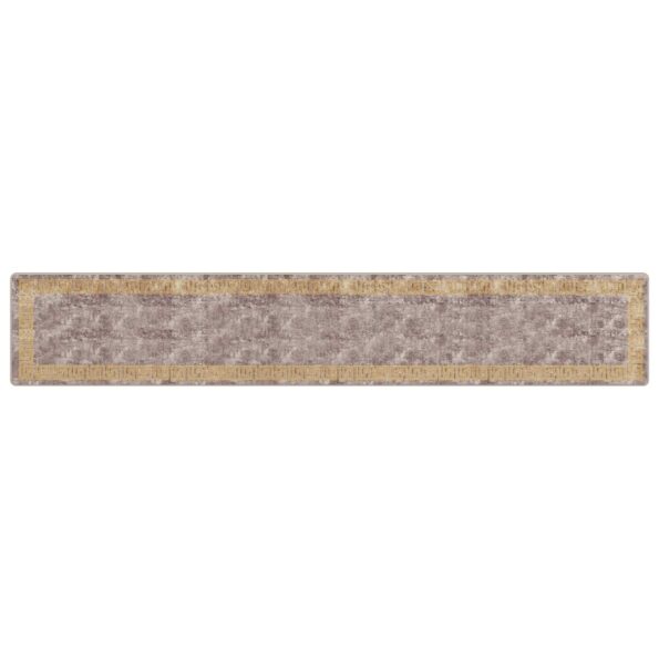 vidaXL Behúň MARSA Biely 80 x 450 cm Polyester a PVC – Obrázok 2