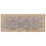 vidaXL Behúň MARSA Biely 100 x 250 cm Polyester a PVC – Obrázok 2
