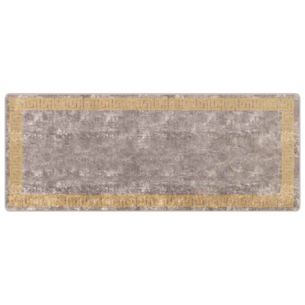 vidaXL Behúň MARSA Biely 100 x 250 cm Polyester a PVC – Obrázok 2
