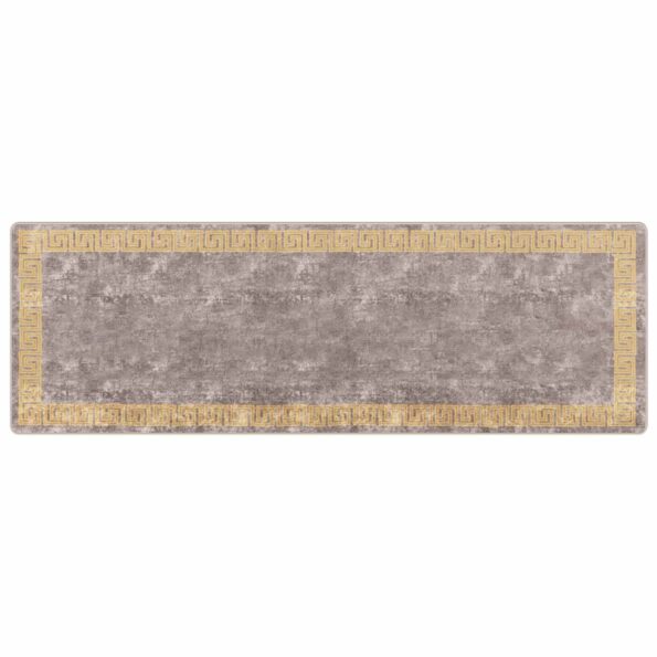 vidaXL Behúň MARSA Biely 100 x 300 cm Polyester a PVC – Obrázok 2