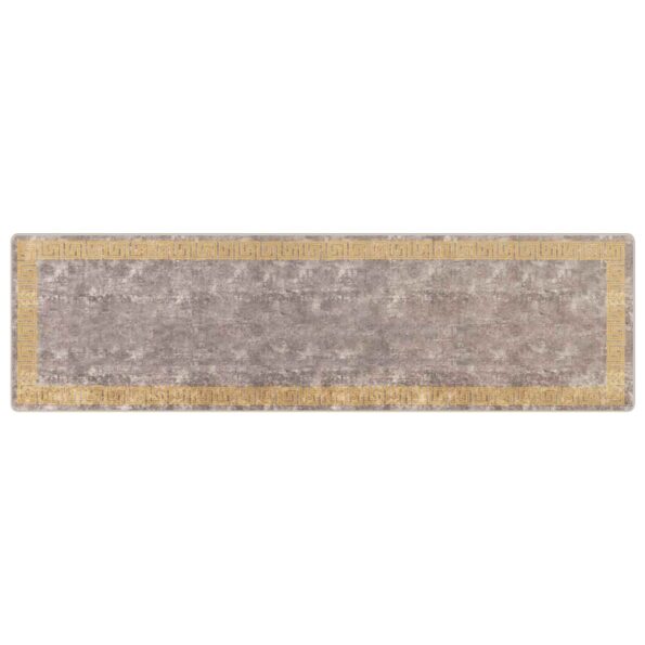 vidaXL Behúň MARSA Biely 100 x 350 cm Polyester a PVC – Obrázok 2