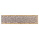 vidaXL Behúň MARSA Biely 100 x 400 cm Polyester a PVC – Obrázok 2