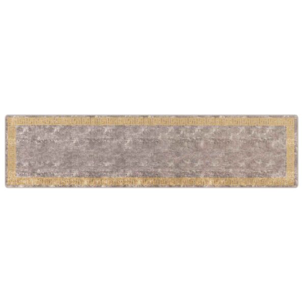 vidaXL Behúň MARSA Biely 100 x 400 cm Polyester a PVC – Obrázok 2