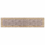 vidaXL Behúň MARSA Biely 100 x 450 cm Polyester a PVC – Obrázok 2