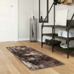 vidaXL Behúň MARSA Čierny 50 x 200 cm Polyester a PVC