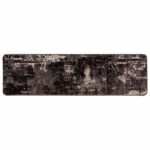 vidaXL Behúň MARSA Čierny 50 x 200 cm Polyester a PVC – Obrázok 2