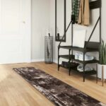 vidaXL Behúň MARSA Čierny 50 x 250 cm Polyester a PVC