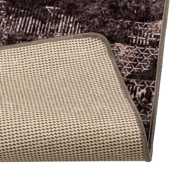 vidaXL Behúň MARSA Čierny 80 x 100 cm Polyester a PVC – Obrázok 4