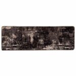 vidaXL Behúň MARSA Čierny 80 x 250 cm Polyester a PVC – Obrázok 2