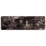 vidaXL Behúň MARSA Čierny 100 x 450 cm Polyester a PVC – Obrázok 2