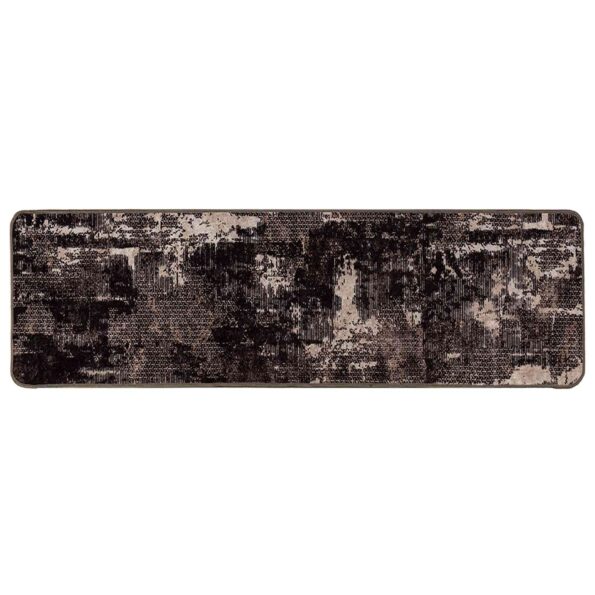 vidaXL Behúň MARSA Čierny 100 x 450 cm Polyester a PVC – Obrázok 2